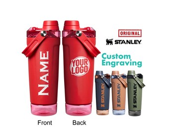 20oz Stanley Activate Shaker, Custom Logo Bottle, Engraved Stanley Cup, Protein Shaker, Gym Bottle, Gift For Her, Christmas Gift