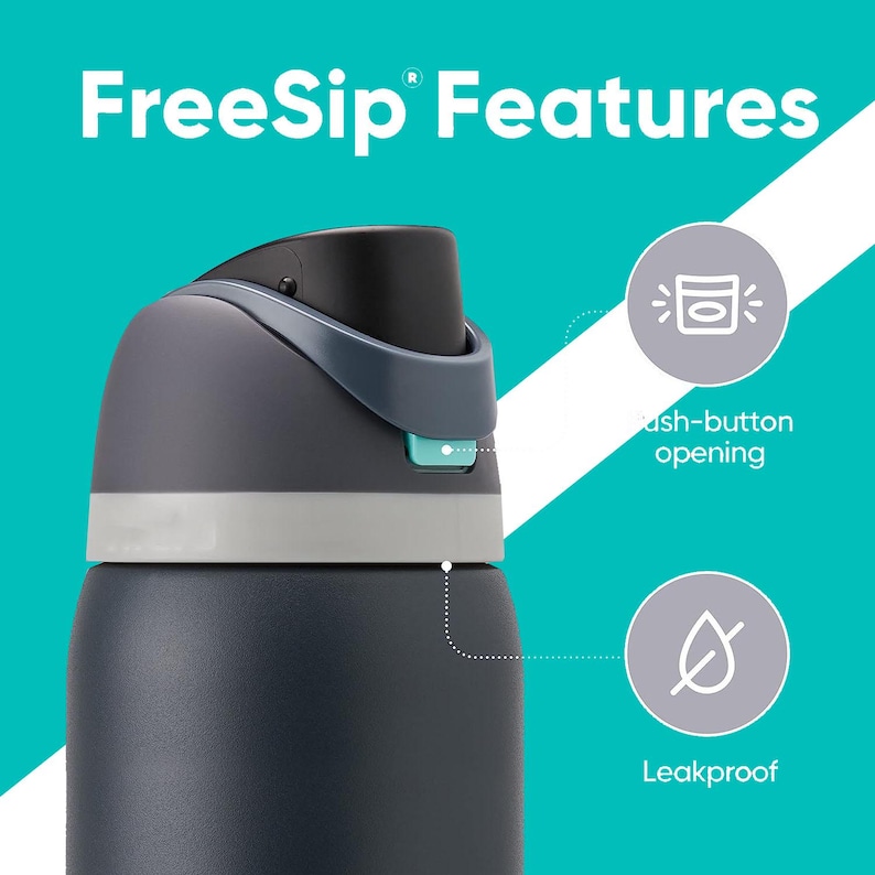 32oz Owala FreeSip Insulated Water Bottles | Laser Engraved BPA-Free Bottle | Personalized Stainless Steel Bottle, Christmas Gift.