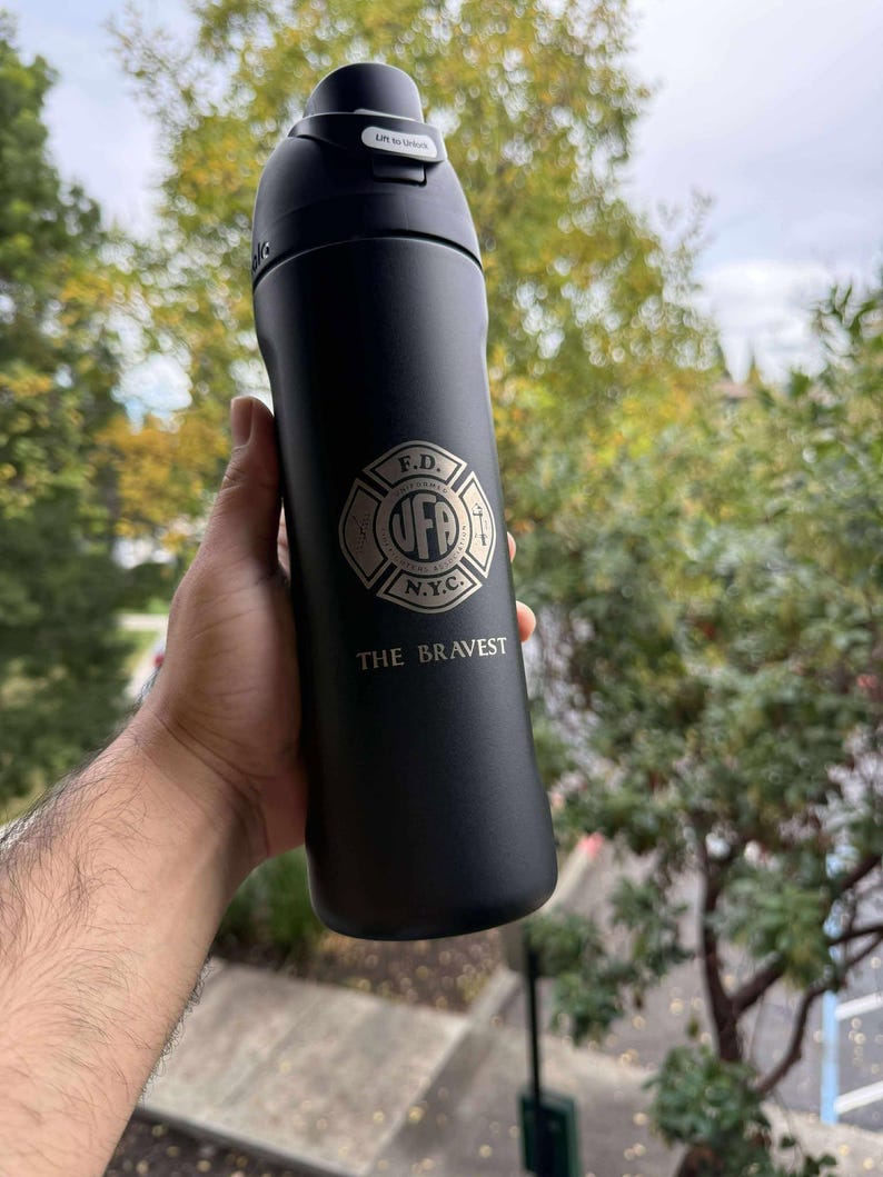 Bulk Quantity Owala Freesip Water Bottle, Personalized Name & Logo Bottle, Laser Engraved Stainless Steel Bottle for Company members