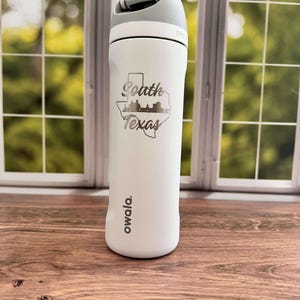 Candy Store Custom Engraved Owala Water Bottle - 24oz Stainless Steel FreeSip | Team Gift Custom Drink Bottle Personalized Name Bottle.