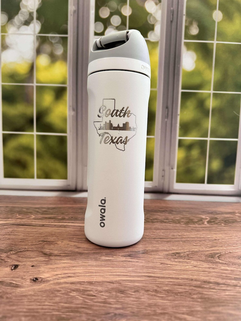 Candy Store Custom Engraved Owala Water Bottle - 24oz Stainless Steel FreeSip | Team Gift Custom Drink Bottle Personalized Name Bottle.