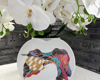 Rosenthal Studio-Line “J.V.Q. Wart” Porcelain Plate by Björn Wiinblad | Vintage German Art Plate