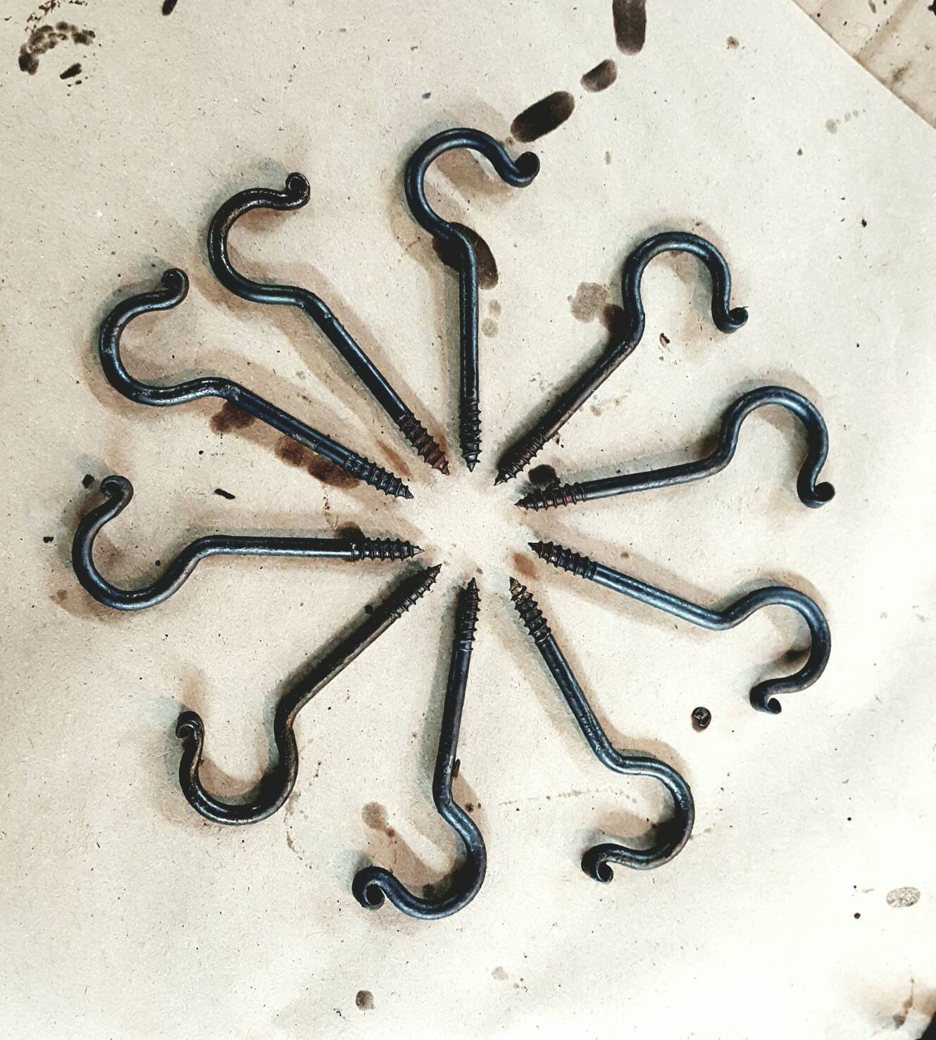 Ganchos de techo 3 pulgadas // tornillo en ganchos // gancho | Etsy