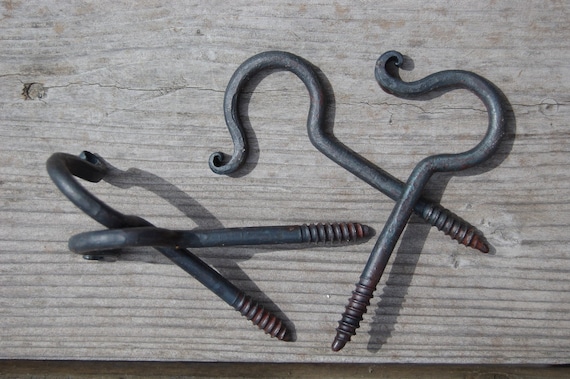 Hand Forged Ceiling Hooks 4 Etsy