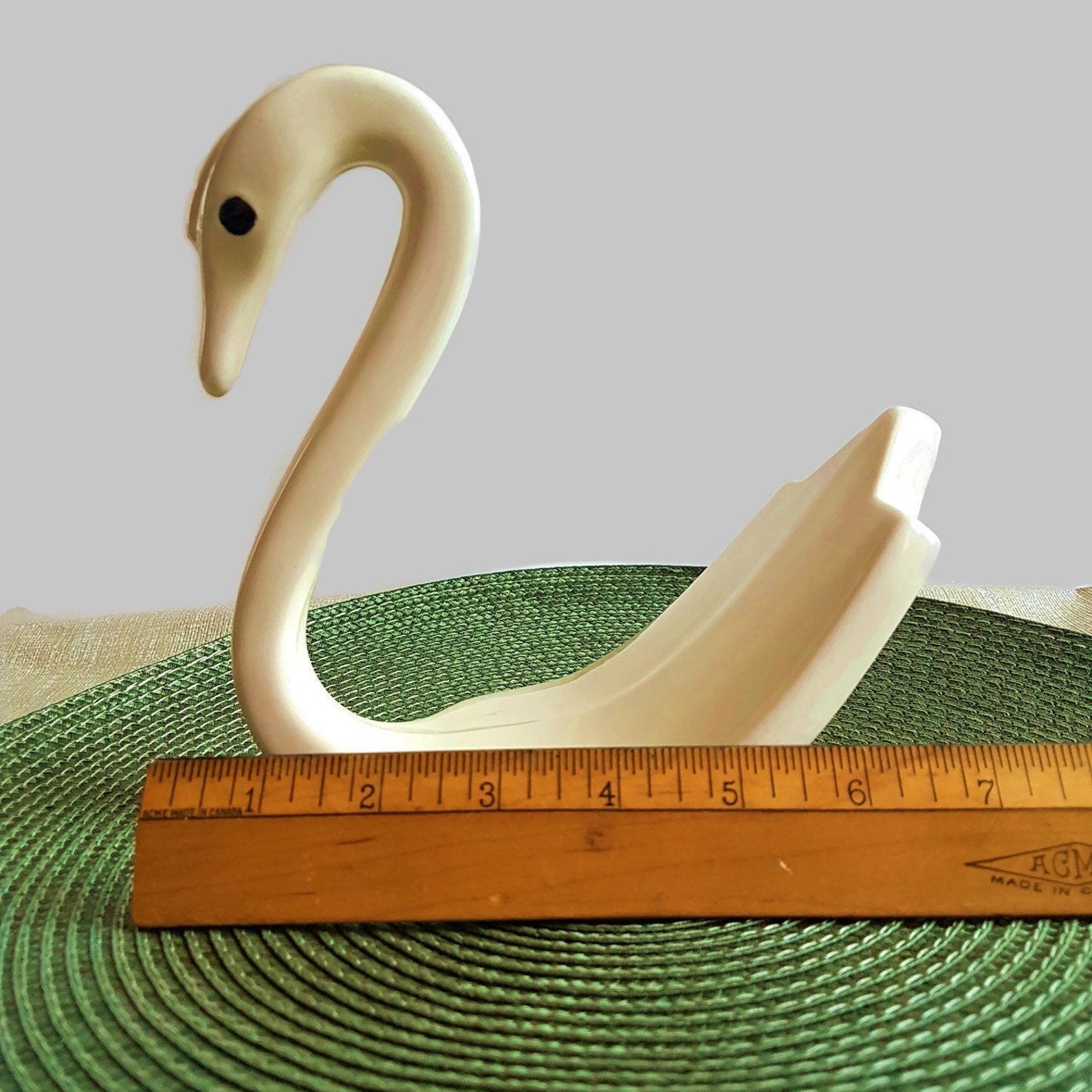 Vintage Swan Hand Towel Holder Bathroom Decor Neutral Colored Etsy