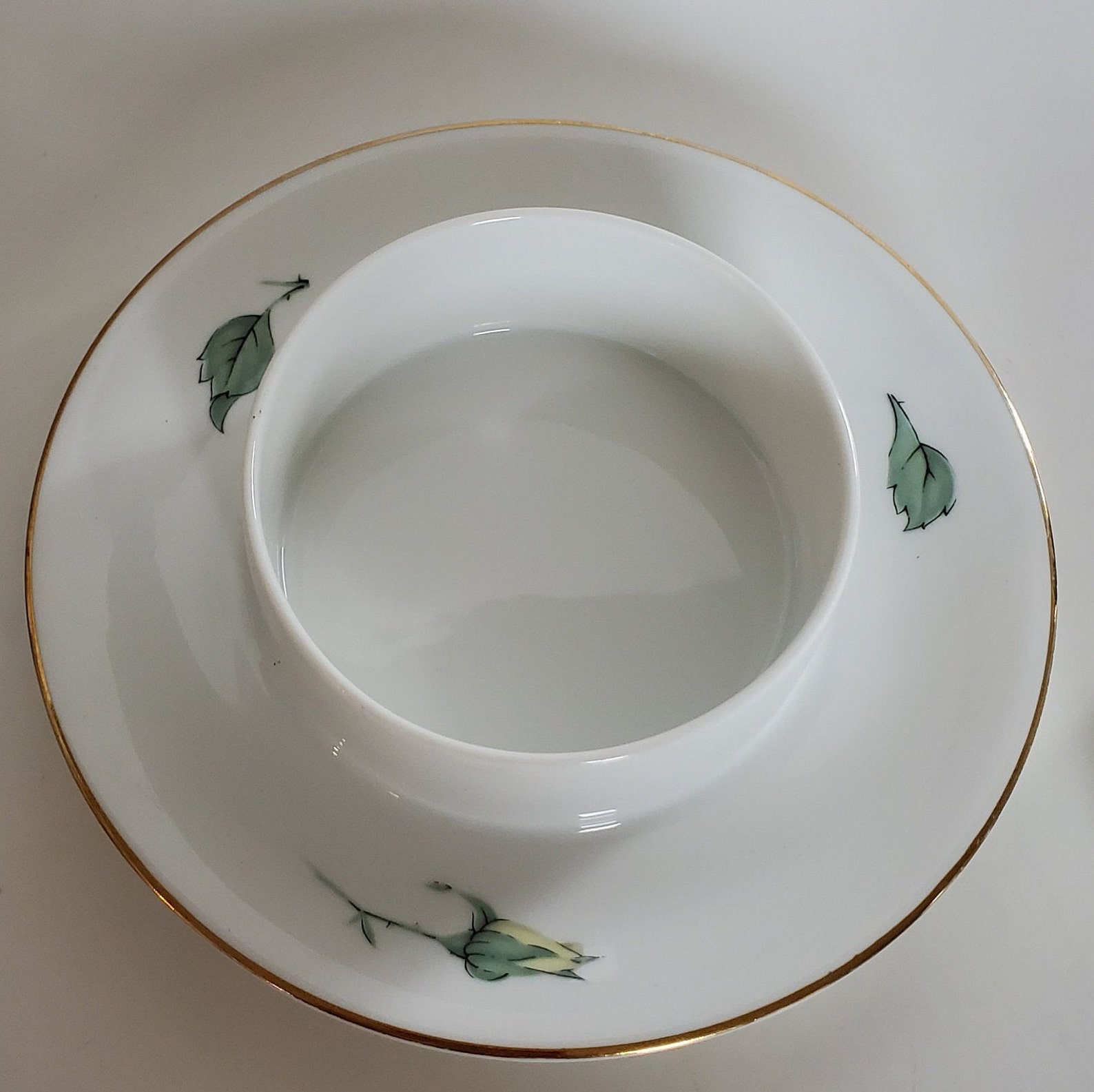 Rosenthal KPM Krister 674 Germany Round Butter Dish Yellow Etsy