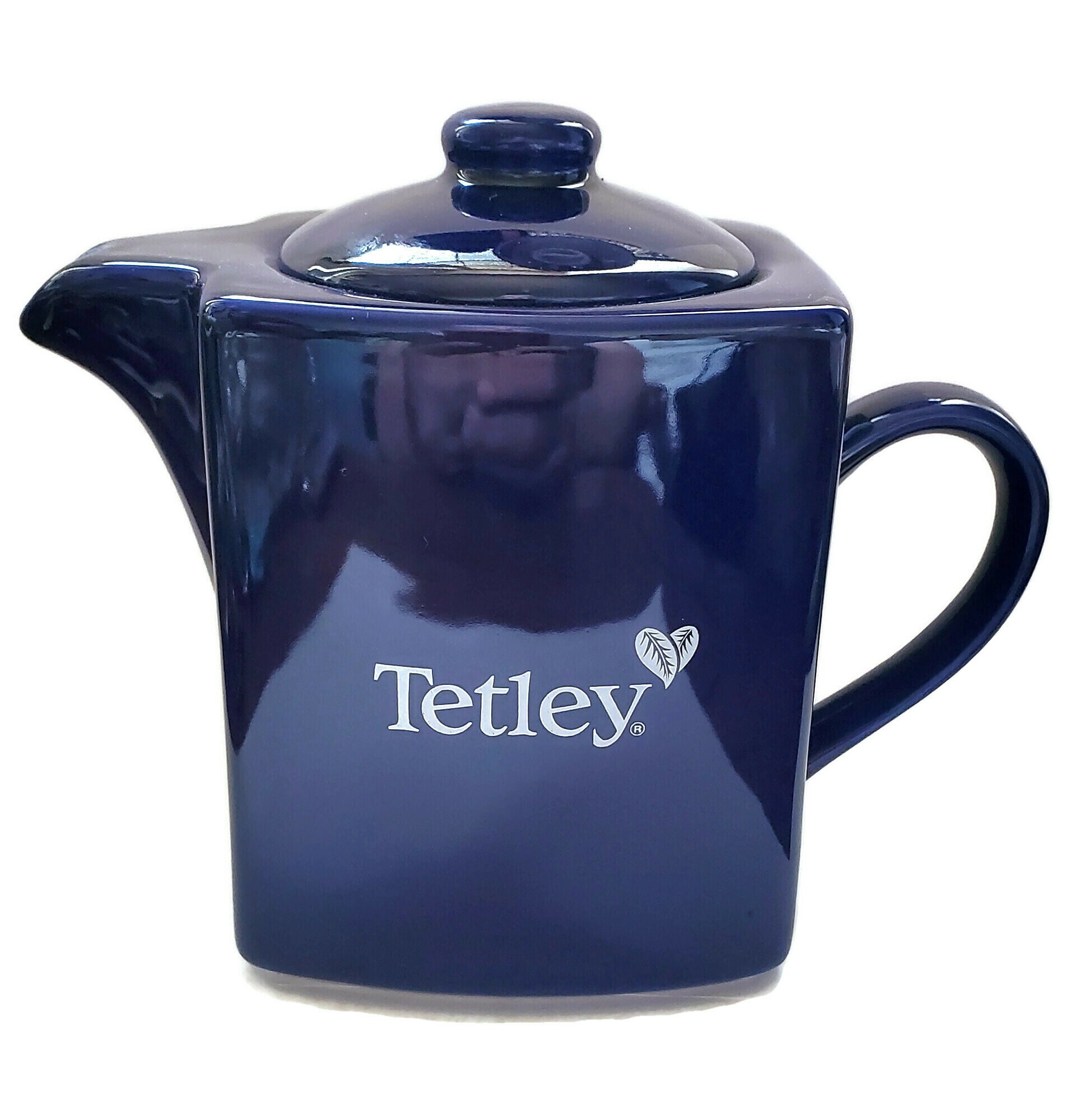 Vintage Tetley Tea Cobalt Blue 3 Cup Tea/coffee Pot Ceramic Etsy UK
