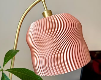 Lámpara Aura Jumbo Glow - Pantalla moderna impresa en 3D, luz ambiental minimalista, decoración única para el hogar, escultura de PLA