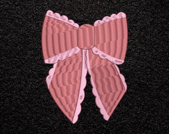 Bow Embroidery Design | Ribbon Bow | Digital Machine Stitch File (PES) | Instant Download