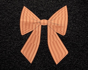 Bow Embroidery Design | Ribbon Bow | Digital Machine Stitch File (PES) | Instant Download