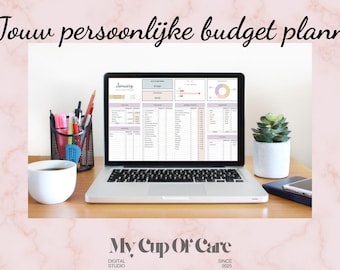 Jouw persoonlijke budget planner - maandelijks overzicht financien - digitaal Google sheet