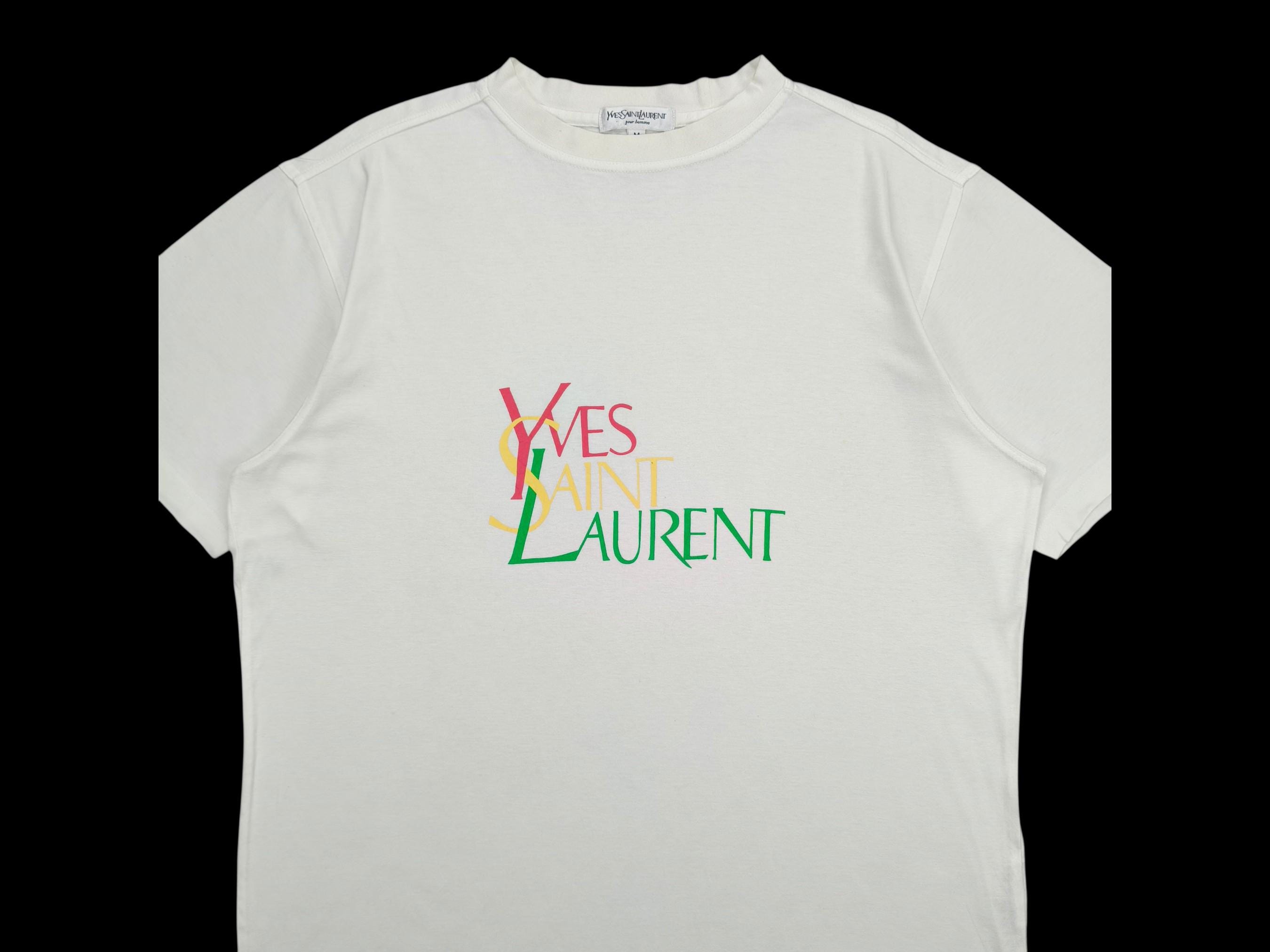 Yves Saint Laurent T Shirt - Etsy