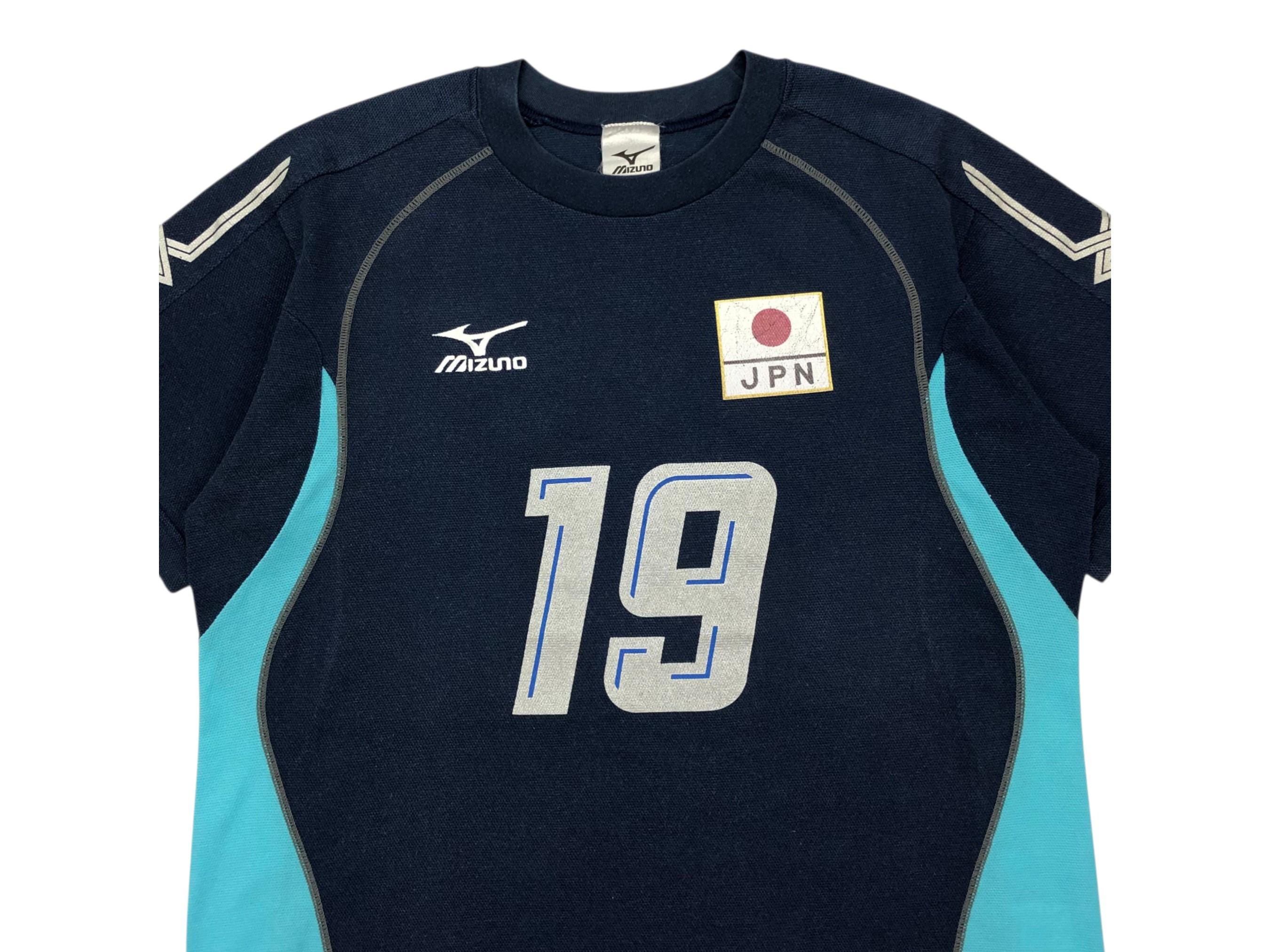 Vintage Mizuno Japan Volleyball National Team Jersey Tee Shirt