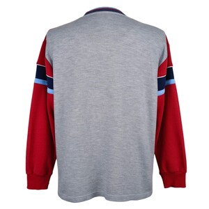 Sudadera vintage de cuello redondo con bloques de color de Fila de los 90 – Sudadera retro de estilo urbano imagen 5