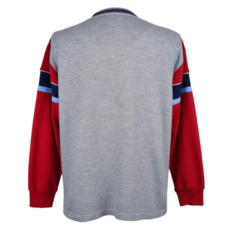 Sudadera vintage de cuello redondo con bloques de color de Fila de los 90 – Sudadera retro de estilo urbano imagen 5