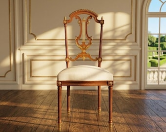 Classic Dining Chair CNC File - Woodworking Furniture Plan STL - Luxury Interior Design Model