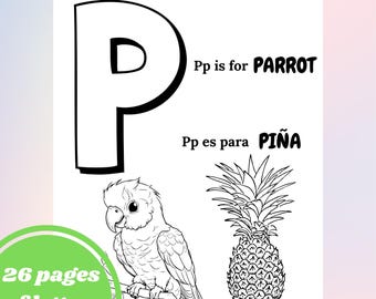 Spanish & English Alphabet Worksheets | Bilingual Learning