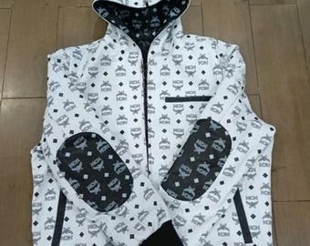 Men’s Leather Hoodie Jacket – Cowhide Motorcycle Biker Jacket with Graphic Hood, Luxury Streetwear Gift for Him