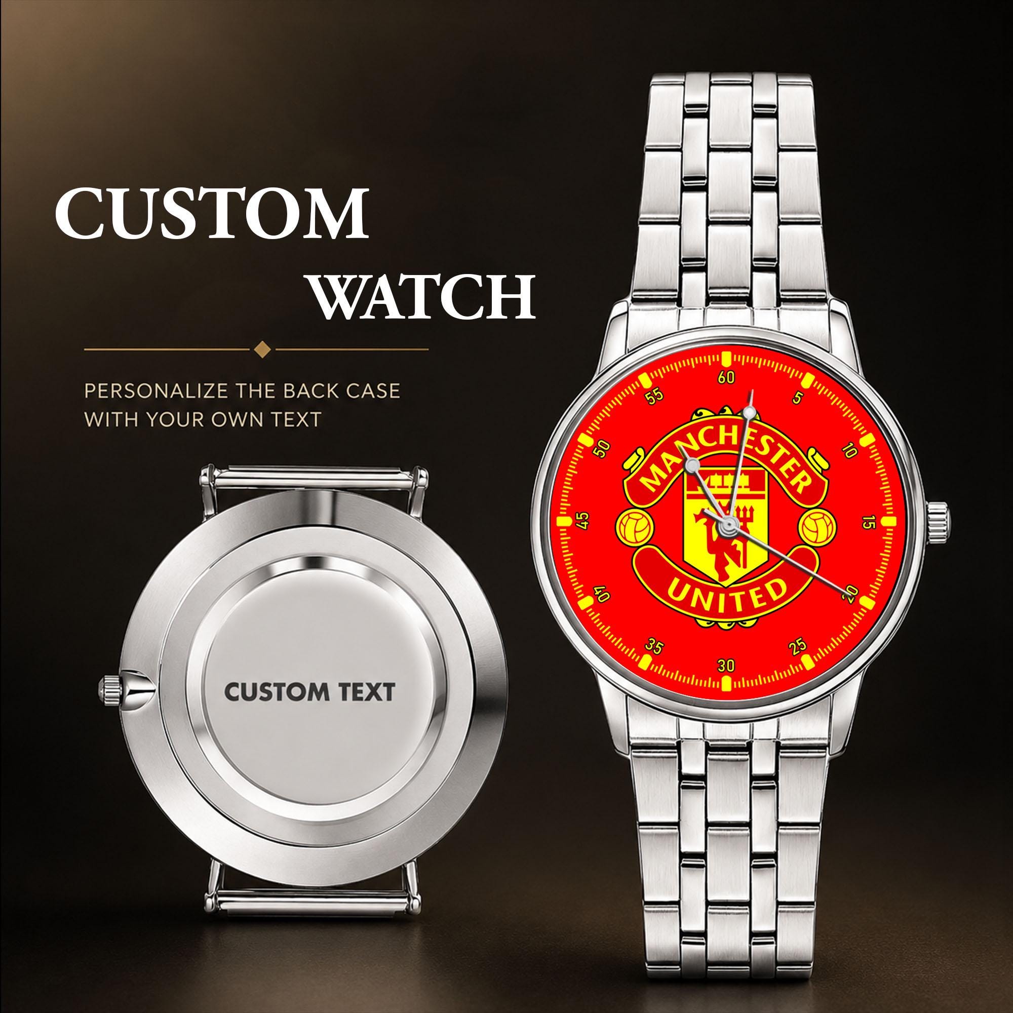 Manchester United Watch Band - Etsy