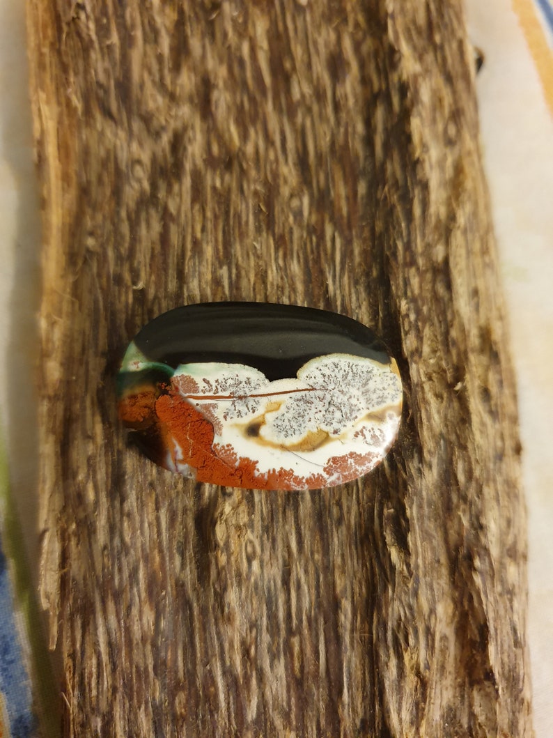 Jasper chalcedony cabochon