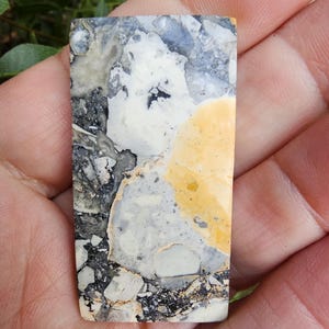 Landscape Maligano Jasper Cabochon, Scenic Picture Jasper Stone, Indonesian Natural Gem, Abstract Earth Pattern, Jewelry Supply,54x28x4mm
