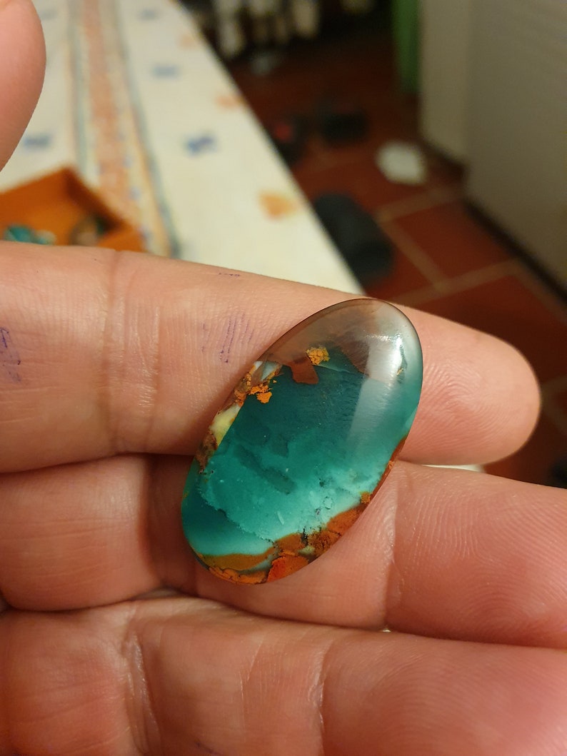 Chrysoprase jasper chalcedony cabochon