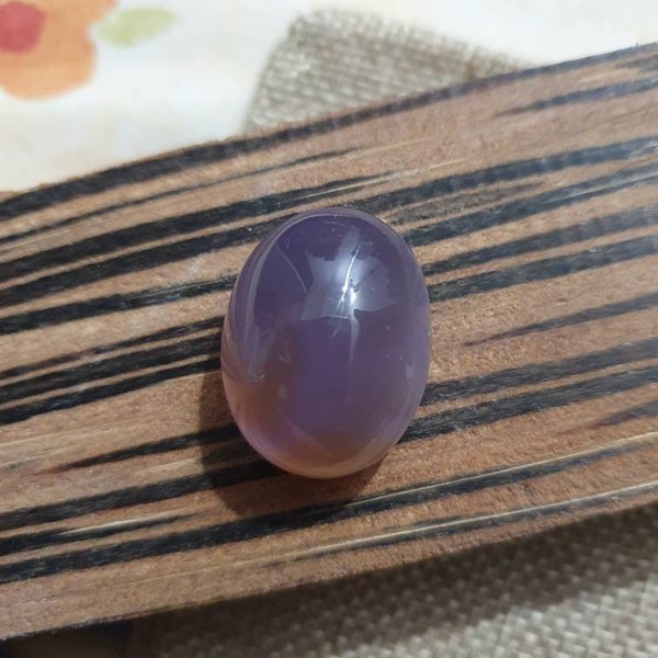 Amazing lavander chalcedony big cabochon for jewelry making