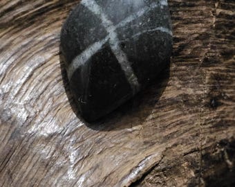 Rare West Java Agate | Unique Indonesian Gemstone | Collectible Patterned Agate Cabochon,24x16x6mm