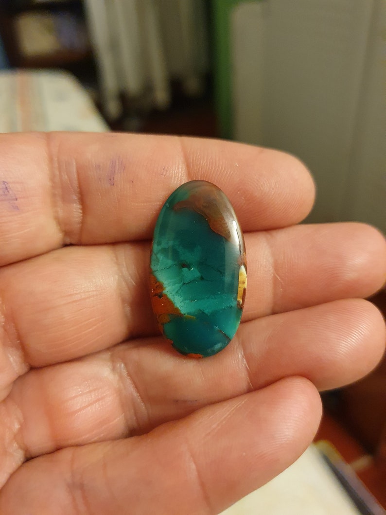 Chrysoprase jasper chalcedony cabochon