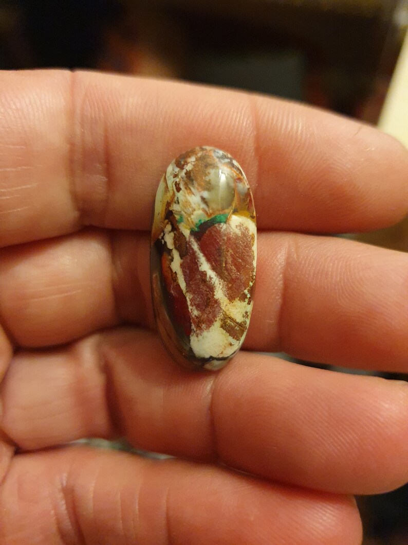 Jasper chalcedony cabochon