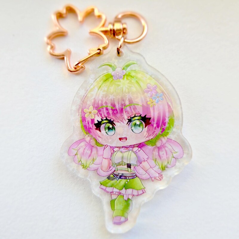 Sprout Keychain - Etsy