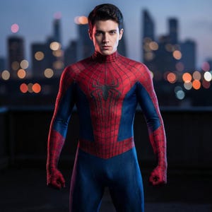 Erwachsene Männer Spinne TASM Cosplay Kostüm Superheld 3D Stretch Zentai Ganzkörper Bodysuit Halloween Karneval Comic Con Party Overall