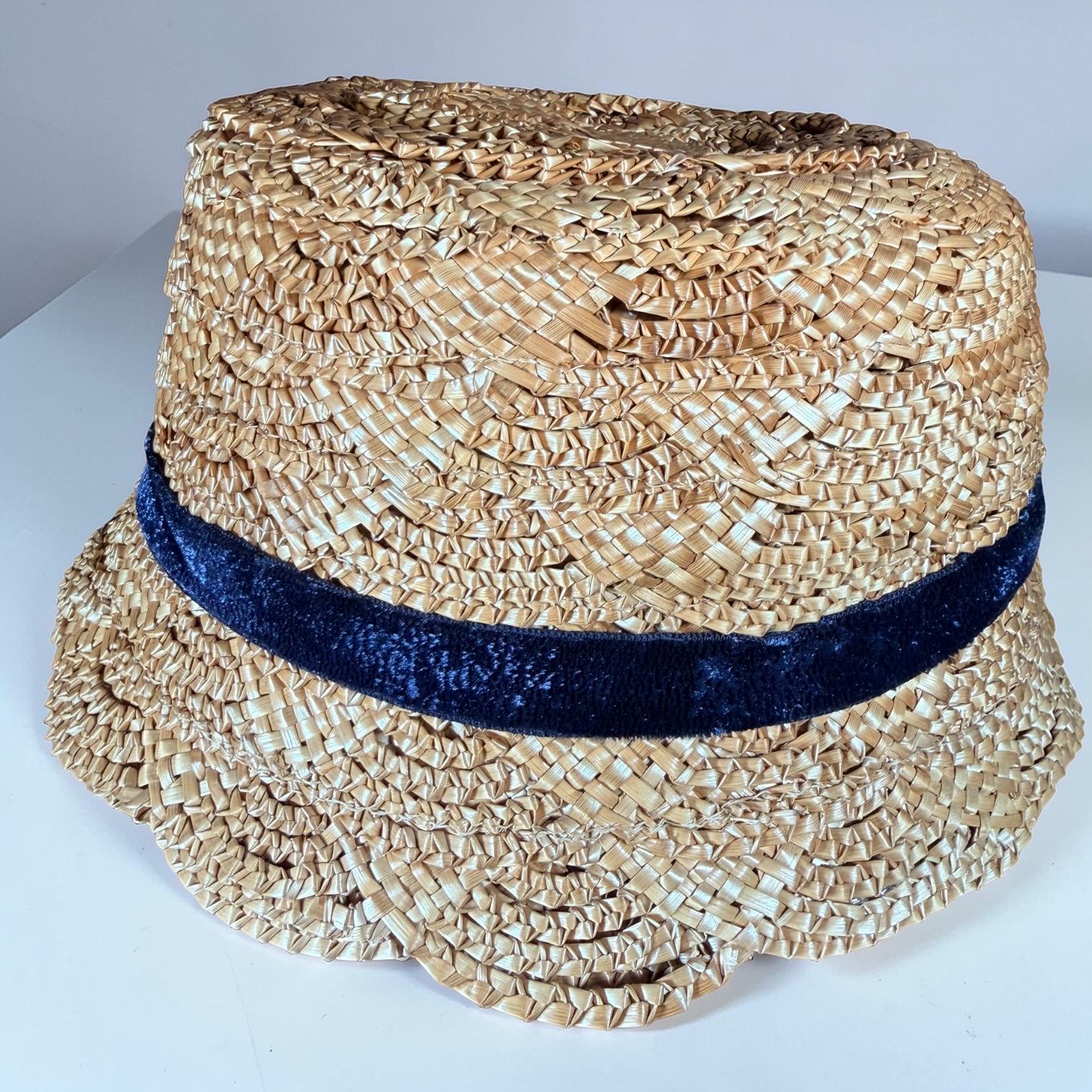 1950’s Straw Hat image 7