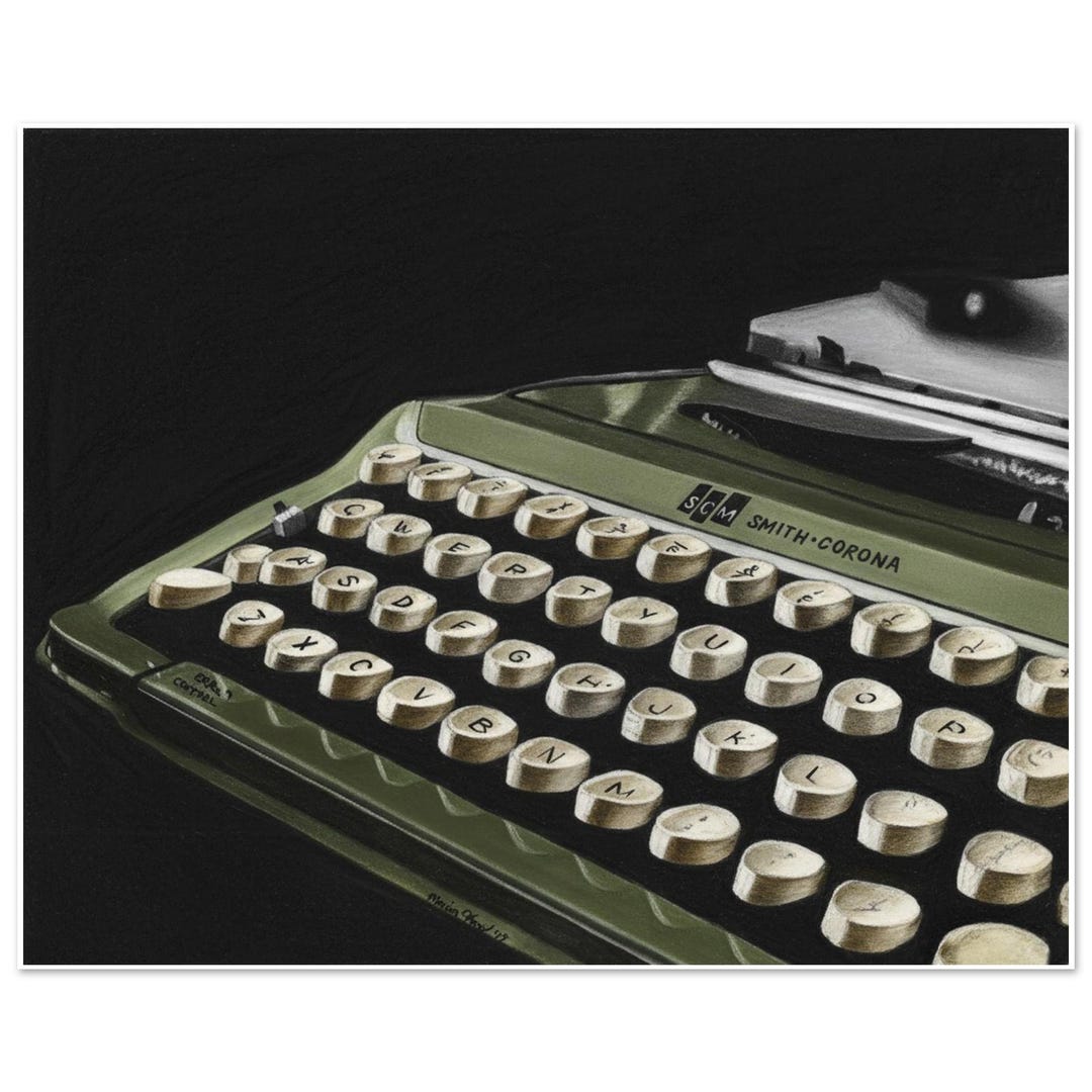 The Writer Machine Infinity The Writing Machine Colorized - Premium Matte Paper Poster - Etsy