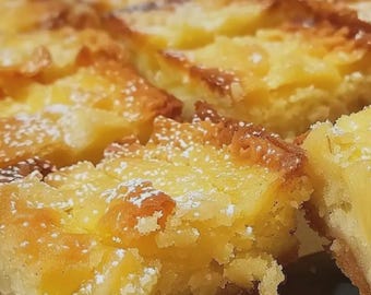 Ricetta delle barrette Pineapple Bliss (scarica il PDF) – Crosta burrosa, ripieno acidulo