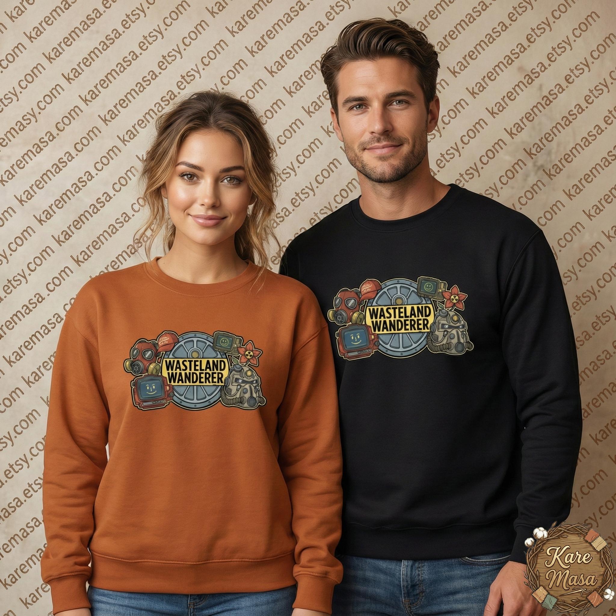 Sweatshirt Officiel Fallout - Vêtement Dérivé De La Série Amazon Prime Video, Coupe Classique, Col Tissé, 241g