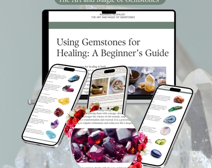 Gemstone Healing eBook: Crystal Art, Energy & Meaning (Digital eBook)