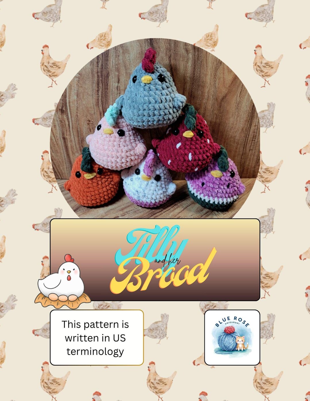 Tilly and Her Brood No Sew Digital Crochet Pattern - Etsy