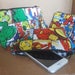 Set of 3 Super Hero Pouches, Cosmetics Clutch, Avengers Superhero Comic Themed Zipper Pouch,Makeup Bag, Toiletry Bag, Zipper Bag.