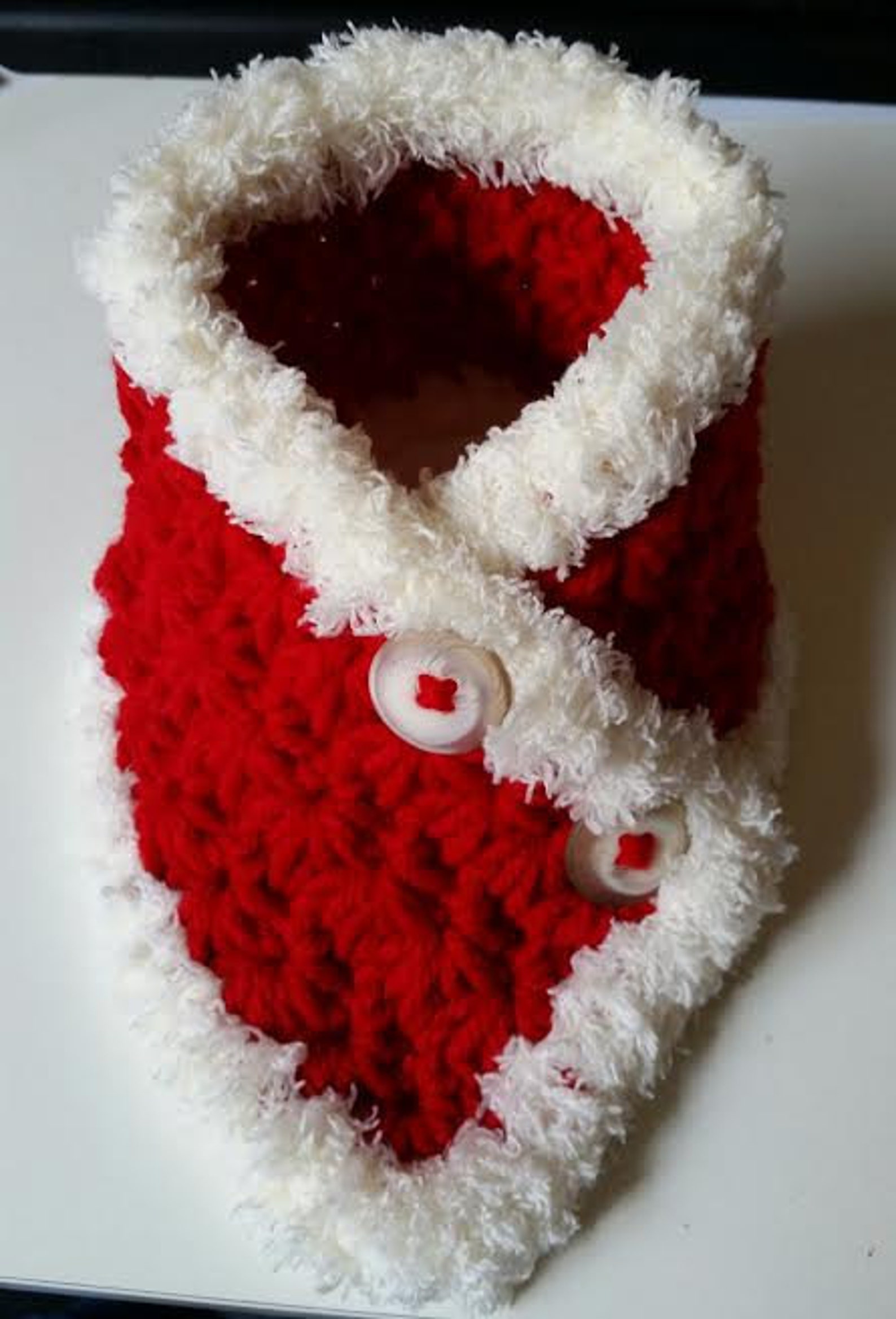 Crocheted Small Dog Neck warmer Crocheted Dog Red Scarf Etsy