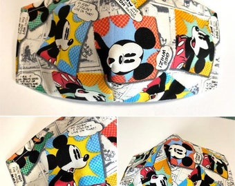 3 Layer Mickey Mouse Gesichtsmaske mit Filtertasche, Mickey Mouse Gesichtsmaske, Waschbare / Wiederverwendbare Gesichtsmaske, 100% Baumwolle, MADE IN USA