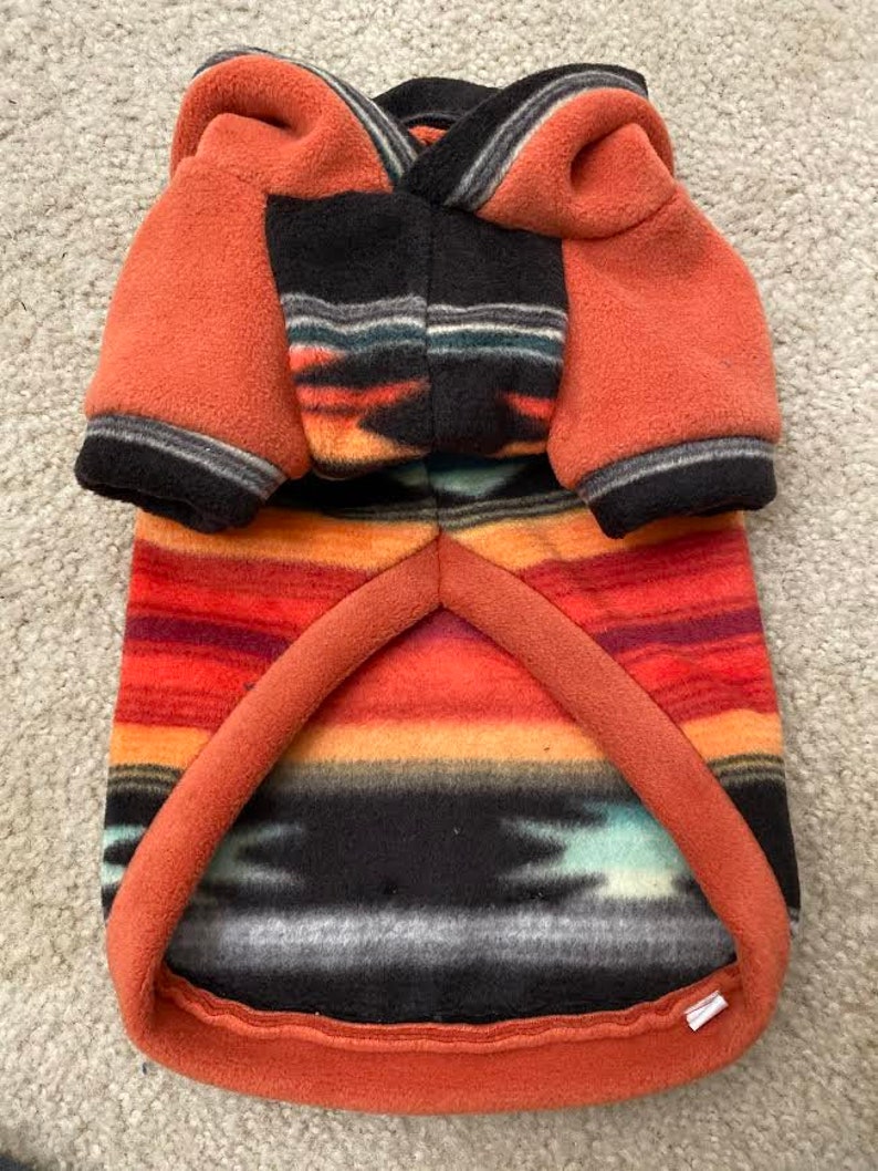 Small Breed Dog Premium Fleece Hooded Sweater Dog Sweater Etsy