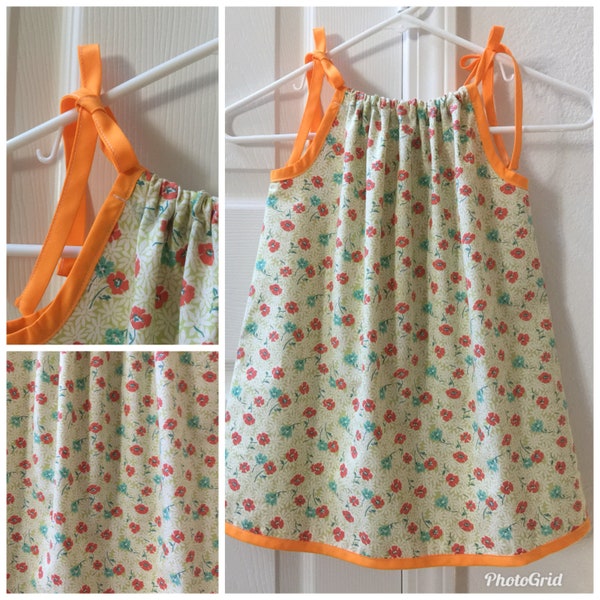 Toddler Flower Pillowcase Dress,Kids pillowcase Dress, Girls Summer Pillowcase Dress, Girls sun dress, Toddler summer dress, Toddler dress