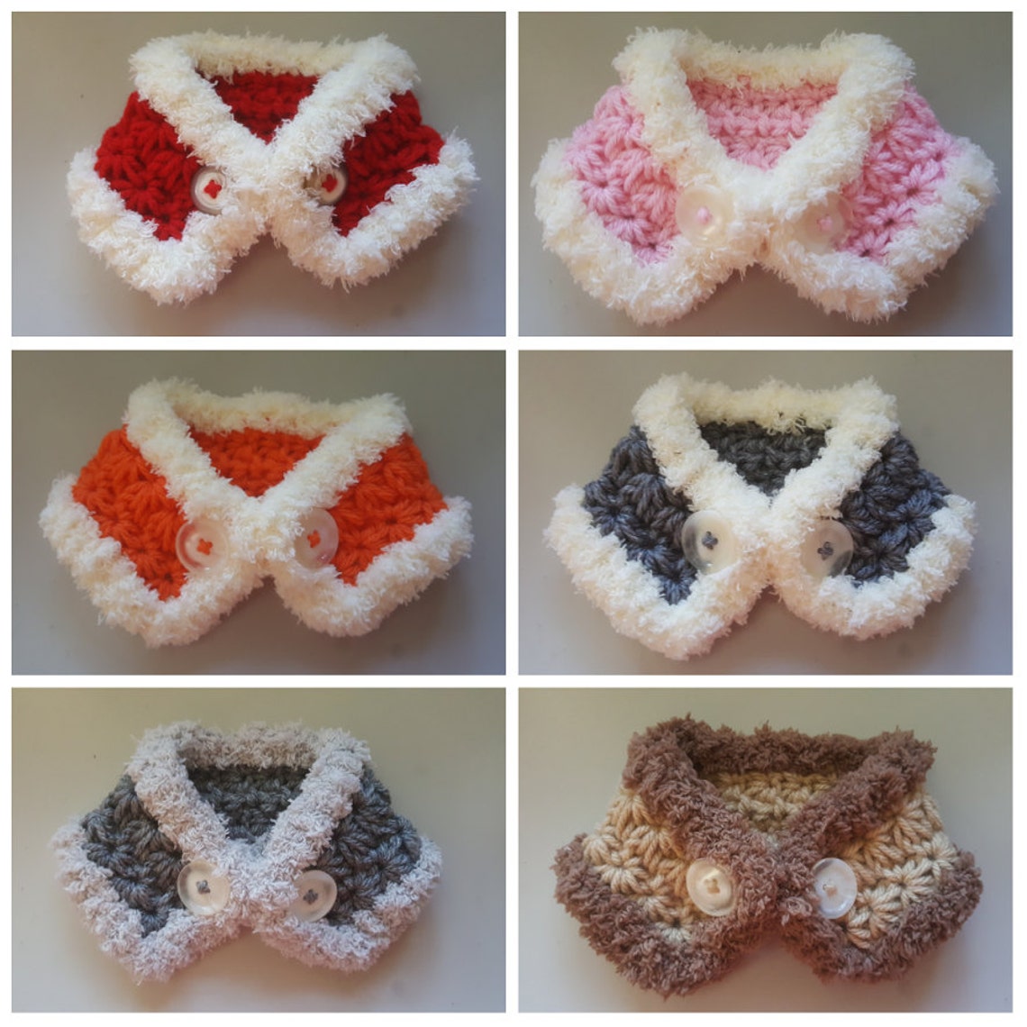 Crocheted Puppy Neck Warmer Dog Neck Warmer Small Dog Scarf Etsy