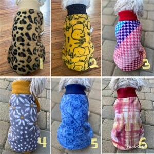 Small Breed dog/Cat Sweater, Small Breed Dog/Cat Fleece Sweater, Small Breed dog sweatshirt(Check size Measurements before Place an Order)