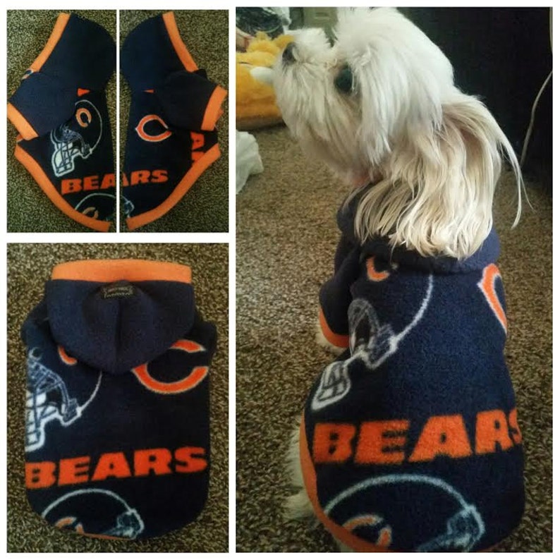 chicago bears dog jersey
