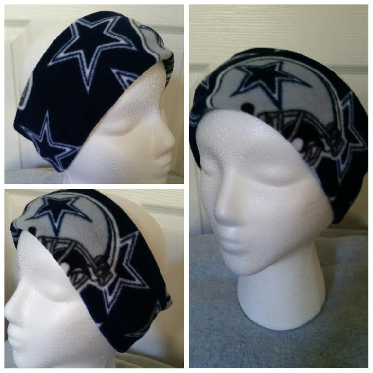 Dallas Cowboys Fleece Headband CowBoys Ear Warmers. Cowboys Etsy
