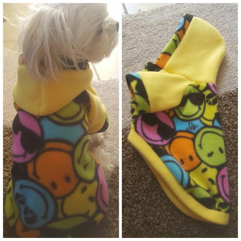 Small Breed Dog Sweater Dog Fleece Sweater. Small Breed Dog Etsy