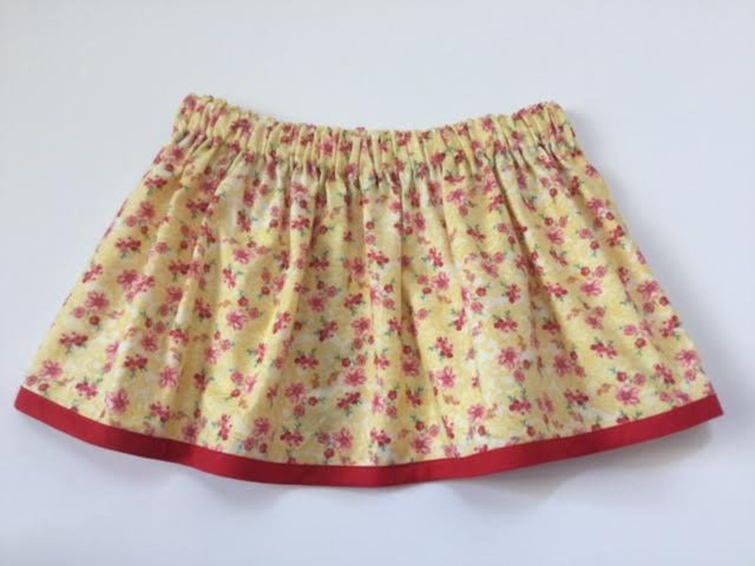 Toddler/girls Summer Flower Skirt Girls Flower Skirt Girls Etsy