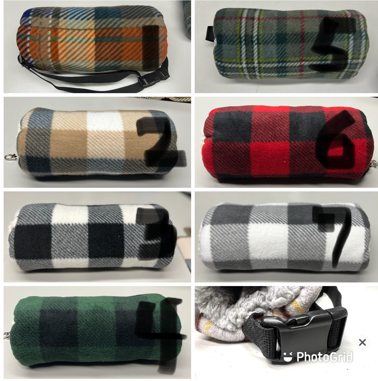 Toddler Hand Muff with Strap and Plastic Buckle, Buffalo Plaid Hand Muff, Toddler hand Warmer, Sherpa Fleece lining Hand Muffs, Hand Warmer